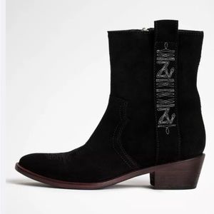 Zadig & Voltaire Pilar Suede Cowboy Boot Sz. 39 - New with Box!